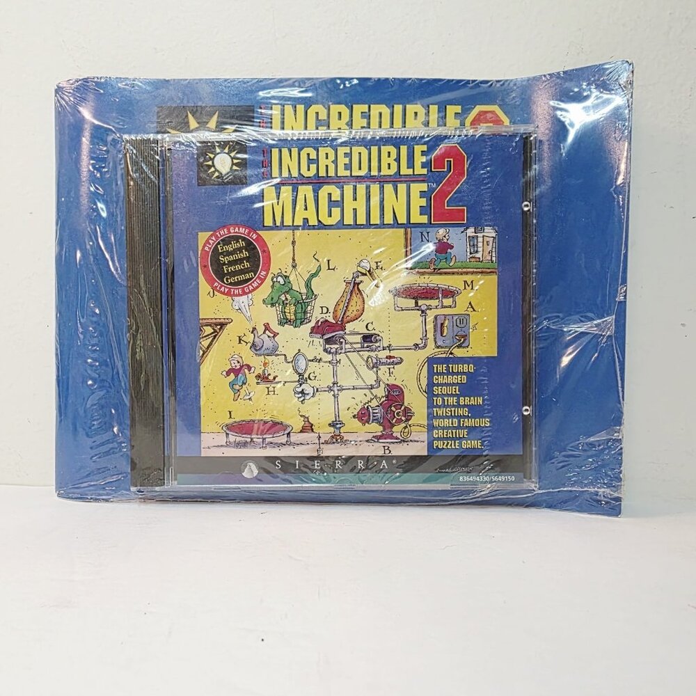 The Incredible Machine 2 PC Game Sierra 1994 CD-ROM Puzzle Game Manual